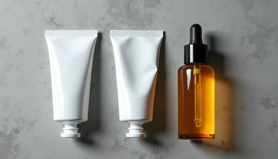 A visual comparison between fully utilized drugstore basic tubes and an oxidized, unfinished luxury serum bottle.