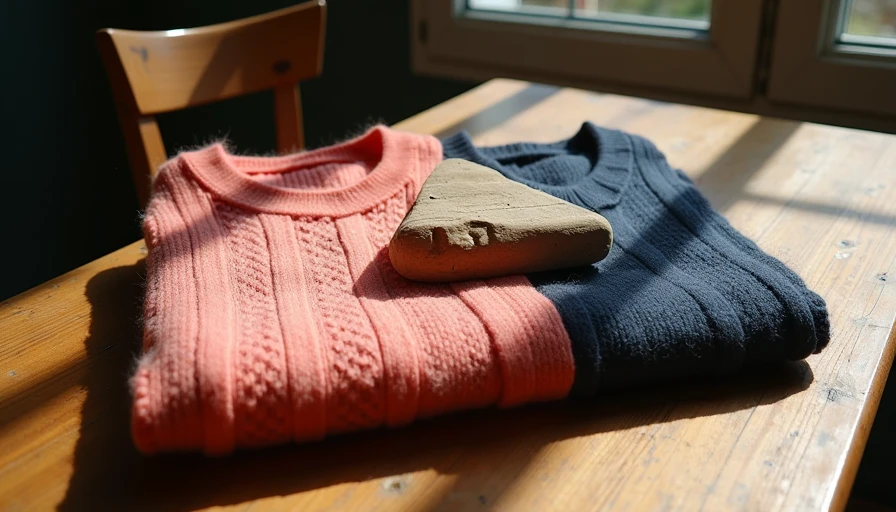 Visual context for vintage wool maintenance