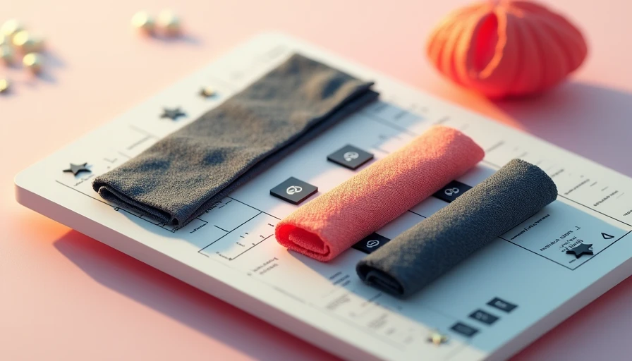 Illustration for thrift fabric quality labels